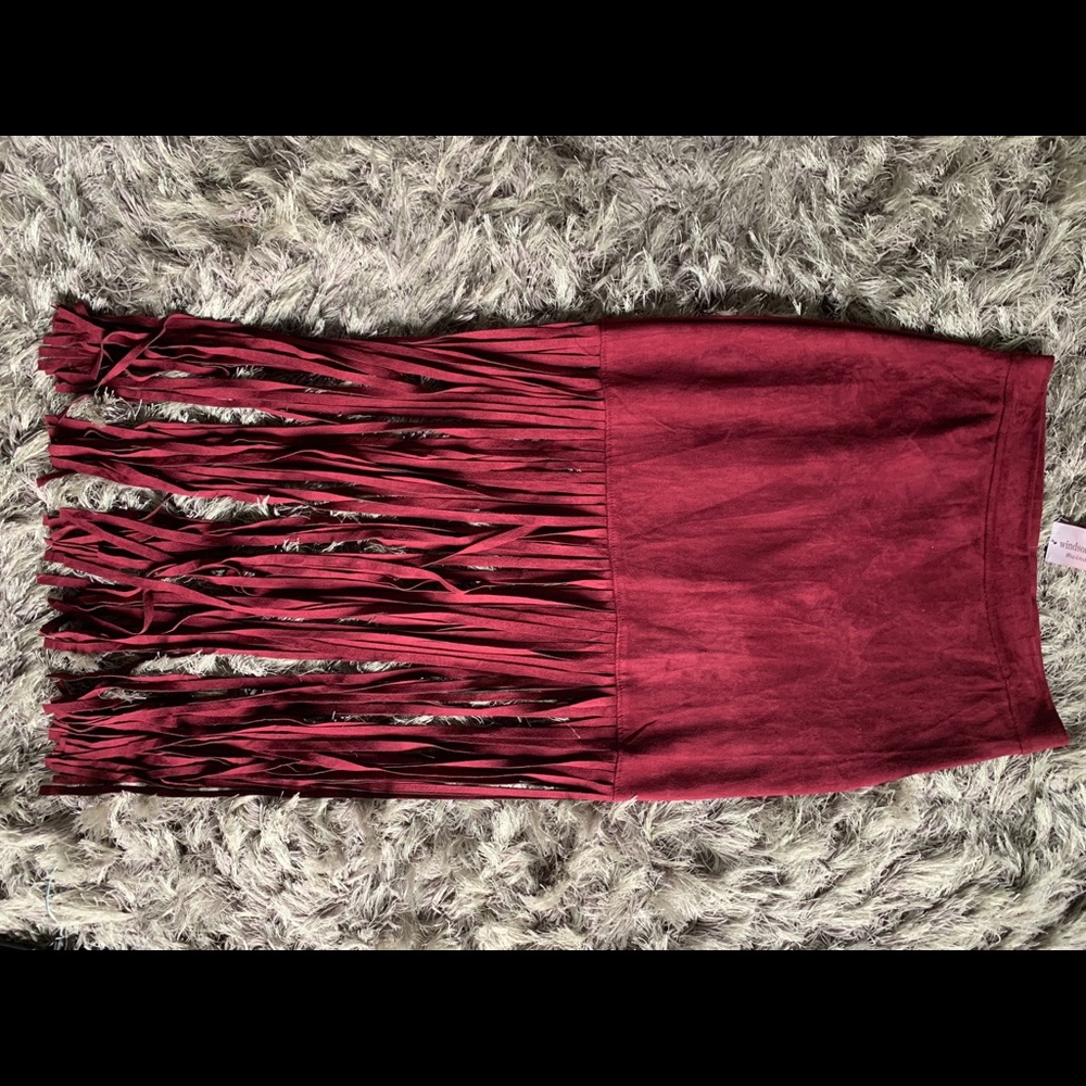 Fringe skirt